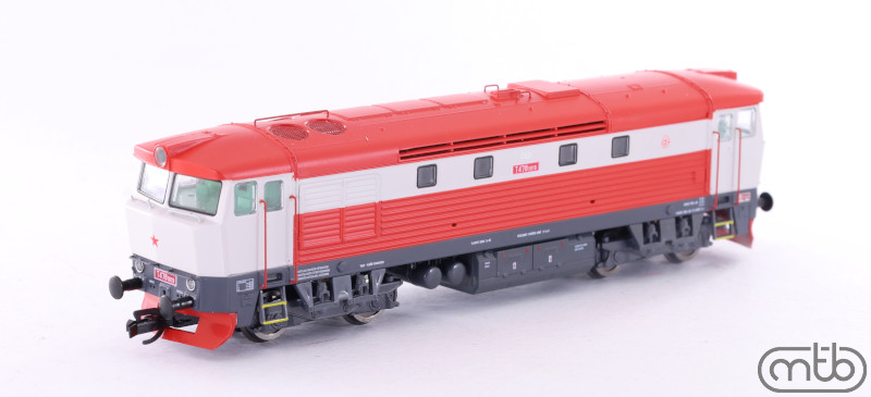 MTB Model dieselové lokomotivy T478.1019 TT ČSD limitovaná edice!