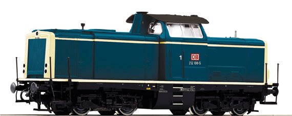 Model lokomotivy BR 212, DB AG