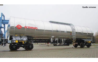 Cisternový vagon na převoz chemikálií - Ermewa