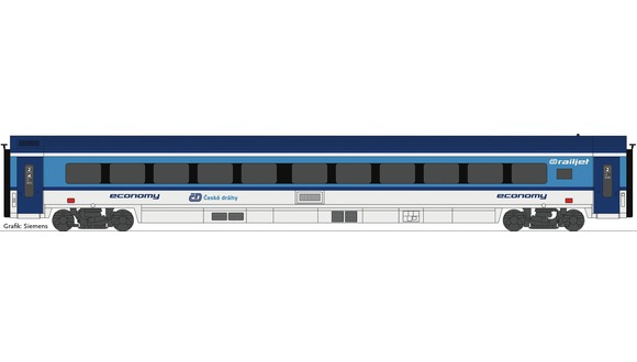 Rychlíkový vagón 2. třídy Railjet, ČD