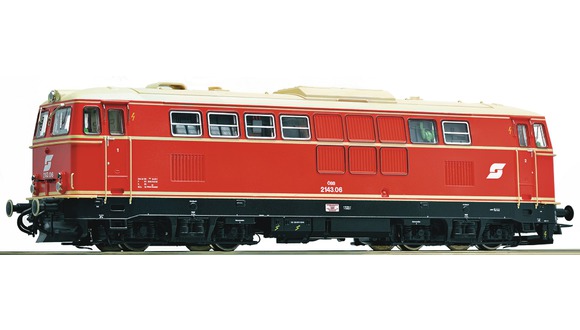 Mode dieselové lokomotivy 2143 se zvukem