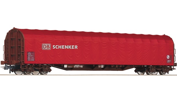 Posuvný nákladní vagon opatřen plachtou - Schenker Rail