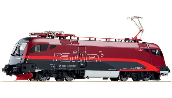 Elektrická lokomotiva 1116 223-7 Railjet - zvuk+digitál