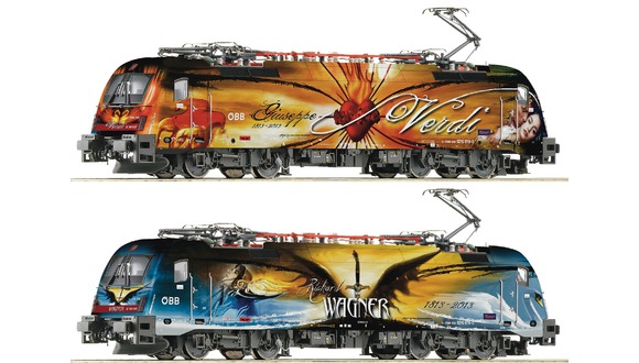 Set 2 ks.elektrických lokomotiv 1216 019 - Verdi Wagner (zvuk+digitál)