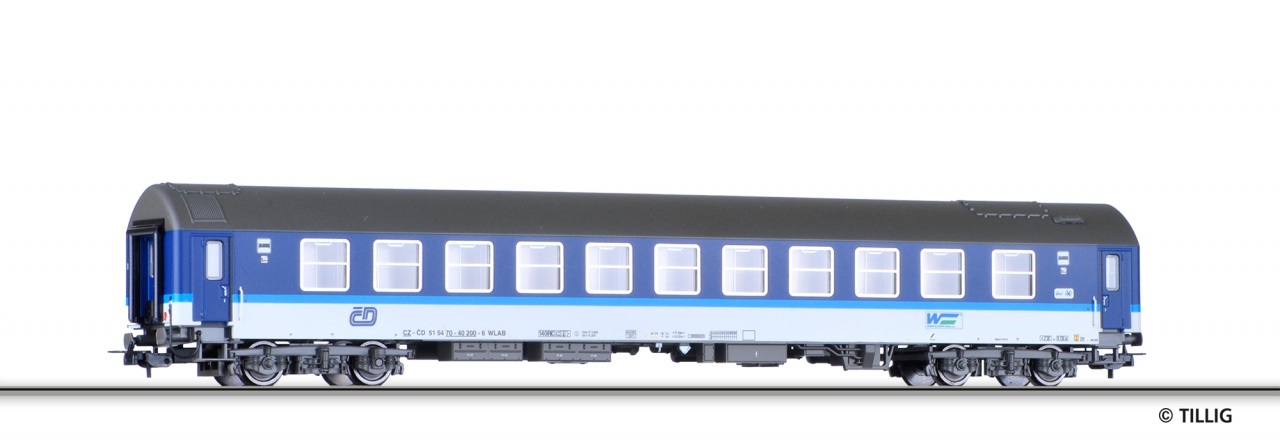 Tillig 74835 Lůžkový vagon  WLAB - typ Y ČD (HO)