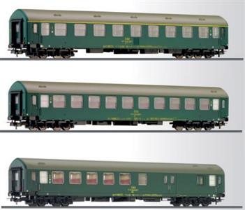 Set 3 ks. osobních vagonů - Y/B TT