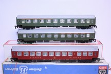 Set 3 rychlíkových vozů DR TT