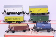 Set 6 nákladních vozů různých drah
