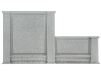 H0 - Zeď, odstupňovaná pravá