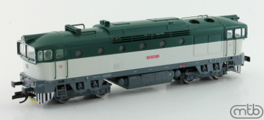 Model dieselové lokomotivy 750 043 ČD Zvuk