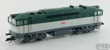 Model dieselové lokomotivy T478 3038 ČSD