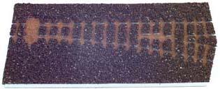 Podloží Styrostone pro výhybku 18° H0e, pravá, tmavá