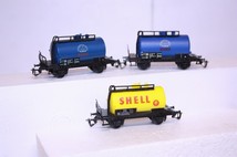 Set 3 cisternových vozů 2xbuna+shell