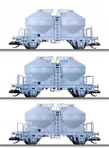 3-dílný set vozů na přepravu prachu, jiná čísla vozu