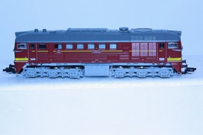 Model dieselové lokomotivy sergej ČSD v digitálním provedení