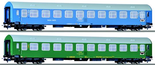 Set dvou rychlíkových vozů, typ Y/B 70 "Balt-Orient-Express 2"