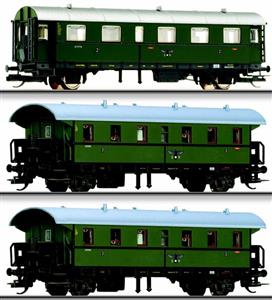 3- dílný set osobních vozů