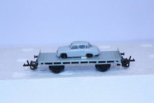 Model plošinového vozu DR