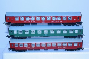 Set 3 rychlíkových vozů DR