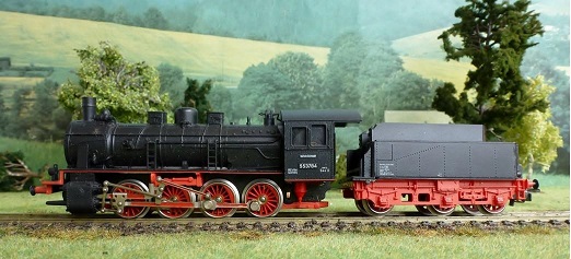 Model parní lokomotivy BR 55