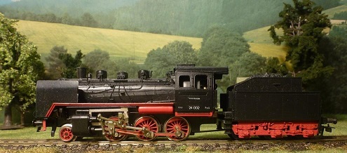 Piko - Parní lokomotiva BR 24 DR - HO