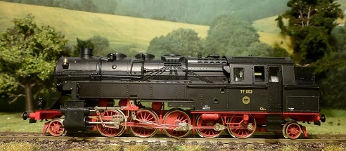 Liliput - Parní lokomotiva BR 95 DR - HO
