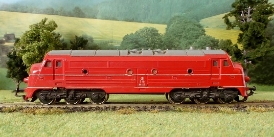 Piko -Dieselová lokomotiva DSB 1122 - HO