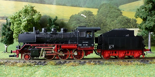 Fleischmann - Parní lokomotiva BR 24 - HO