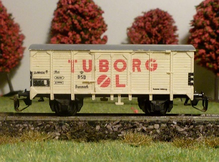 Nákladní vůz DSB pivo Tuborg