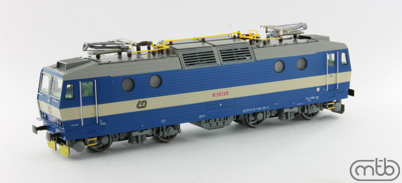 Model elektrické lokomotivy 363 129 ČD MTB Model (HO)
