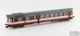 MTB-Model motorového vozu řad 850 (ex M286.1).- ČD (analog) TT