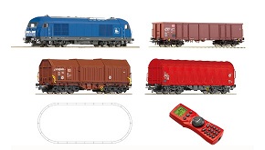 Digital Starter Set dieselové lokomotivy BR 253 s nákladními vozy PRESS / DB AG 