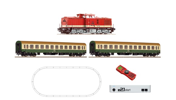 Digital Starter Set dieselové lokomotivy BR 112 s osobními vozy, DR