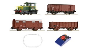 Analog Starter Set dieselové  lokomotivy D.214