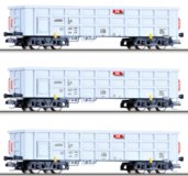 3-dílný set otevřených nákladních vozů Eaos "Dortmunder Eisenbahn"