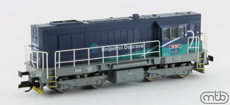 Model dieselové lokomotivyTT 740 546 ČSD
