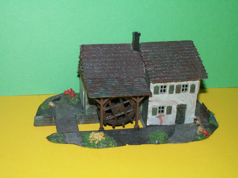 Model starého mlýna s motorem TT