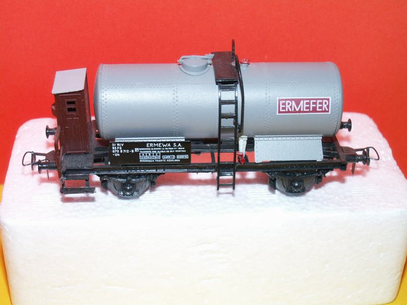 Model cisternového vagonu ERMEFER