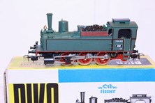 Vitrinový model parní lokomotivy BR 89 saských drah /HO/