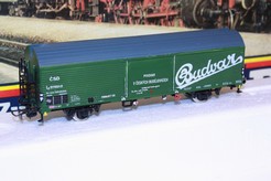 Model chladírenského vagonu Budvar /HO/