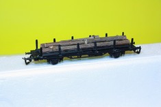 Model nákladního vagonu se dřevem DR /TT/