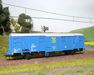 Sestavený model stavebnice Gbkkqs CZ Pošta /HO/ 