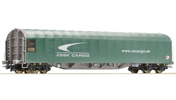 Model plachtového vagónu ZSSK Cargo Roco 76472 (HO)