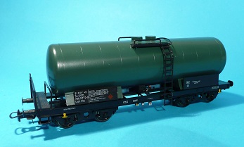 Cisternový vůz Uah/Ra ČSD, Bramos 3595, modelová železnice/HO/