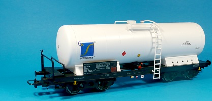 Cisternový vůz Zacs ČD - Spolchemie, Bramos 3692, modelová železnice/HO/
