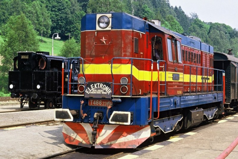 Motorová lokomotiva řady T466.2369 ČSD, limitovaná edice MTB modely (HO)