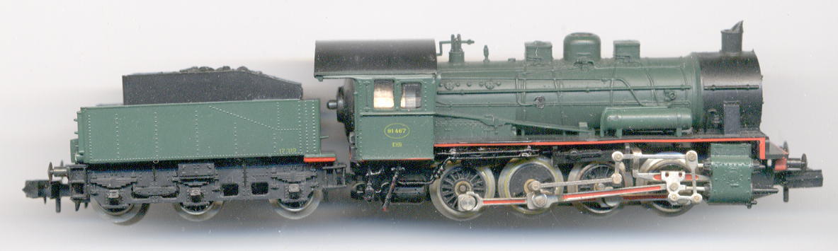 Model parní lokomotivy BR55, Piko vláčky(N),SNCB