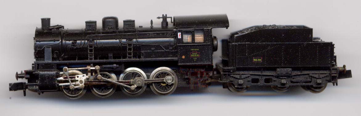 Model parní lokomotivy BR55, Piko vláčky(N),SNCF