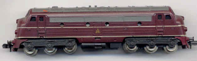 Model dieselové lokomotivyN5/4112, Piko vláčky(N), DSB