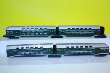 Špičkový model 4 - dílné patrové soupravy ČSD, velikost (N)